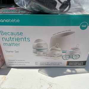 Nanobebe bottles with warmer